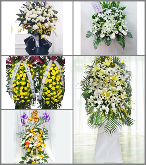 福建三明沙县大洛镇张田村白事花篮预定